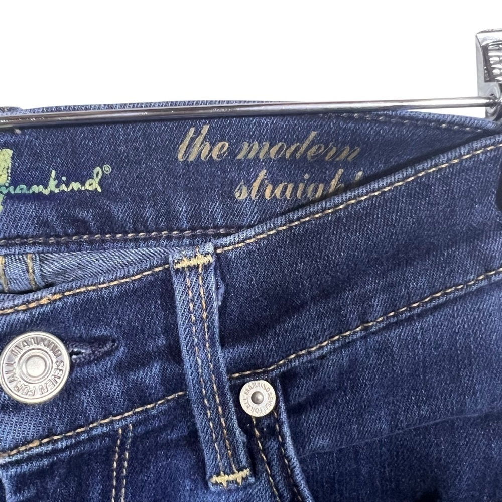 7 For All Mankind The Modern Straight Leg Jeans Size 28 - Picture 4 of 6